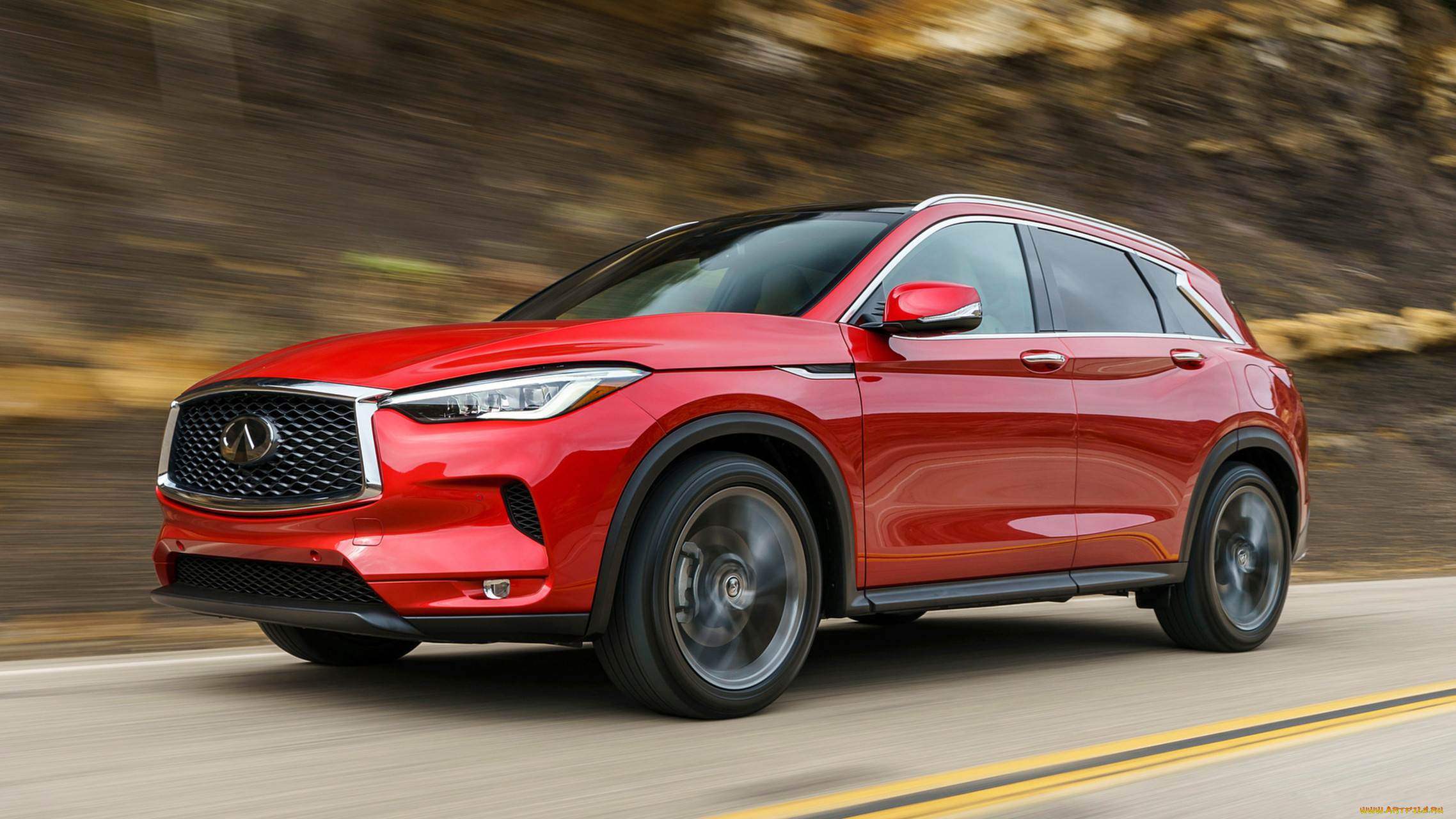 infiniti qx50 2019, , infiniti, qx50, 2019, red